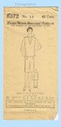 1920s Vtg Ladies Home Journal Sewing Pattern 5372 Uncut Misses Flapper Dress 38b