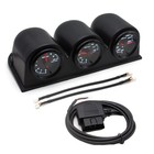 Obdii 52mm 7 Color Backlight Gauge  water Temp 100 Water Temp     rpm voltage