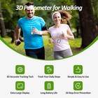 3d Pedometer For Walking  Simple Step Counter For Walking With Removable Clip   