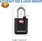 4 Pack Tsa Approved Travel Luggage Locks With Keys Keyed Suitcase Padlock
