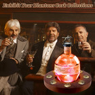 Blantons Bourbon Stopper Display With Colorful Light Decor  Round Shape Cork Sto