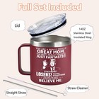 Likeny Christmas Stocking Stuffers Gifts For Mom From Daughter 14 Ounces  Red