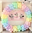 Julies Pastel Balloons Latex Party Balloons 100-pack 12 In Round Helium Balloons