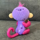 2023 Fingerlings Purple Charli Fuzzy Finger Baby Monkey 70  Sounds Reactionsused