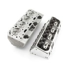 Complete Aluminum Cylinder Heads Sbc Chevy 350 190cc 64cc 2 02 1 60 - Straight