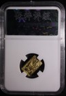 Japan Nibukin                             2 Bu Gold Coin 2 9g Edo Samurai Money Certified Ms63
