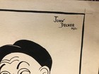 Original 1931 John Decker Caricature Drawing  porgy  African American Play Geary