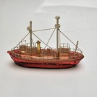 Vintage Hard Resin United States Lightship Ambrose Model Ship   Statue