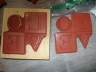 Over 200 Vintage Huge Lot Of Unmounted Rubber Ink Stamps