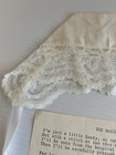 The Magic Hanky Bonnet Baby Newborn Christening To Wedding Lace White Ribbon