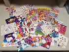 Large Vintage Lisa Frank Lot Rare Stickers Stamps Stencils Stationary Puzzle