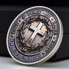 Jesus Cross Christian Challenge Coin John 1 9 Faith Prayer Collectible Medal