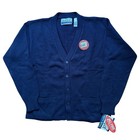 Vintage Ringo School Uniform Apparel Navy V-neck Knit Cardigan Size Xl 18-20 Nwt