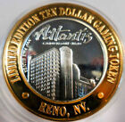 Atlantis Casino Reno Silver Strike 1990s 999  6 Troy Oz  10 Chip Toucan Fish