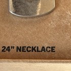 24 Inch True Religion Brand Jeans Logo Necklace Dog Tag Brand New With Box