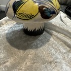 Vintage Tonala Mushroom Mexican Folk Hand Painted Art Pottery Figurine 5    Signed