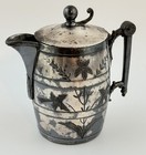 Simpson Hall Miller Silver Plate Coffee Creamer Or Syrup Pot Jug Pitcher Vtg