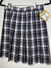 Dennis Uniform Girls Pleated Skirt Style   01886a Marymount Plaid Size G12 Nwt