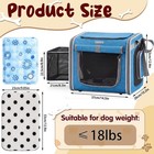 Dog Bike Basket For Small Dogs Up To 8 Kg  Pet Carrier  Blue