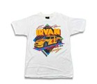 Vintage 90s Ernie Irvan Kodak Film Nascar Tee Shirt