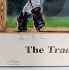 Barry Bonds And Ken Griffey Jr Signed 16x20 L e  Litho Custom Framed Coa