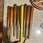 Vtg Set Of 8 Mcm Mid Century Modern Wooden Tapered Table Furniture Legs 13 75   
