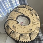 Handmade Pigalle 5x Sombrero Hat Beige black Mexican 