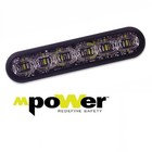Sound-off Signal Mpower 4  Black Housing  12 Led A w - Stud Mount New