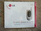 Lg Mobile Cell Phone User Manual Guide Ax245   Brand New   Factory Sealed Alltel