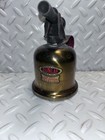 Fulton Blow Torch 6  Shiny Antique Brass Gold Gasoline Handle Vintage Man Cave