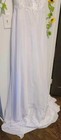 New Womens Sz 10 Chiffon Boho Wedding Gown Dress