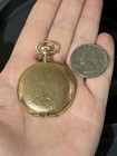 Wonder Antique Gold Filled Elgin Fahys Case Hinge Hunter Pocket Watch  Running 