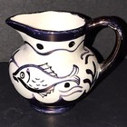 Vintage Lancaster Ltd English Ware Creamer Fish Luster Pattern