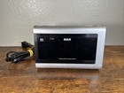 Vtg Rca Rp5420a 2 Band Am fm Digital Clock Radio Silver