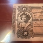 Uruguay Banco De Londres Y Rio De La Plata 10 Pesos 1883 Remainder - Unc