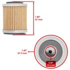 Oil Filter For Yamaha Big Bear 350 Yfm350 Yfm-350 Yfm 350 2wd 4wd 1987-1999 Atv