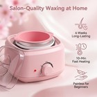 Wax Heater Warmer Hair Removal 500g Beans Depilatory Waxing Kit Extra Gel Pot