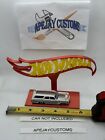 Red Hotwheels Stand  Sign   Display