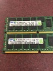 Lot Of 2 - 16gb  2x8gb  2rx4 Pc3l-12800r Ddr3l-1600 Samsung