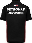 Mercedes Polo Shirt Black  Amg Petronas  Mens  Official Merchandise