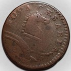 1786 New Jersey Copper Colonial  maris 24-p  - Damage