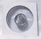 1944-s Mercury 90  Silver Crisp Dime Almost Uncirculated Split Horizontal Lines
