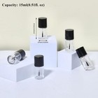 10pcs 15ml Empty Nail Polish Bottles With Brush Column Nail Polish Bottle Wit   