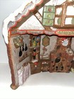 Vintage Provincial Ceramic Mold Santa s Workshop Christmas House