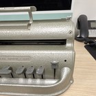 Perkins Brailler Silver Metal Durable Mechanical Writer With Cover Model U8944