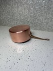 Vintage French Copper Saucepan Art Et Cuisine Brass Handle Made In France