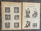 1886 Sterling Silver Plate   Figural Napkin Ring Illustrated Ad Catalog Pages X4