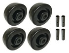 4 Heavy Duty Caster Wheels Set  4  5  6  8  Phenolic Wheel With Bearing   Kit