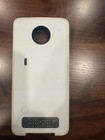 White Jbl Soundboost 2 Moto Mod Speaker Motorola - Powers On - Sound Is Untested
