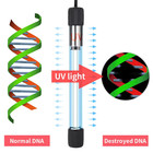 7w Aquarium Submersible Uv Light Sterilizer Pond Fish Tank Germicidal Clean Lamp